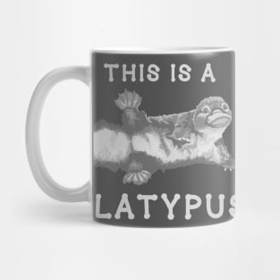 Pretty Platypus Portrait Mug